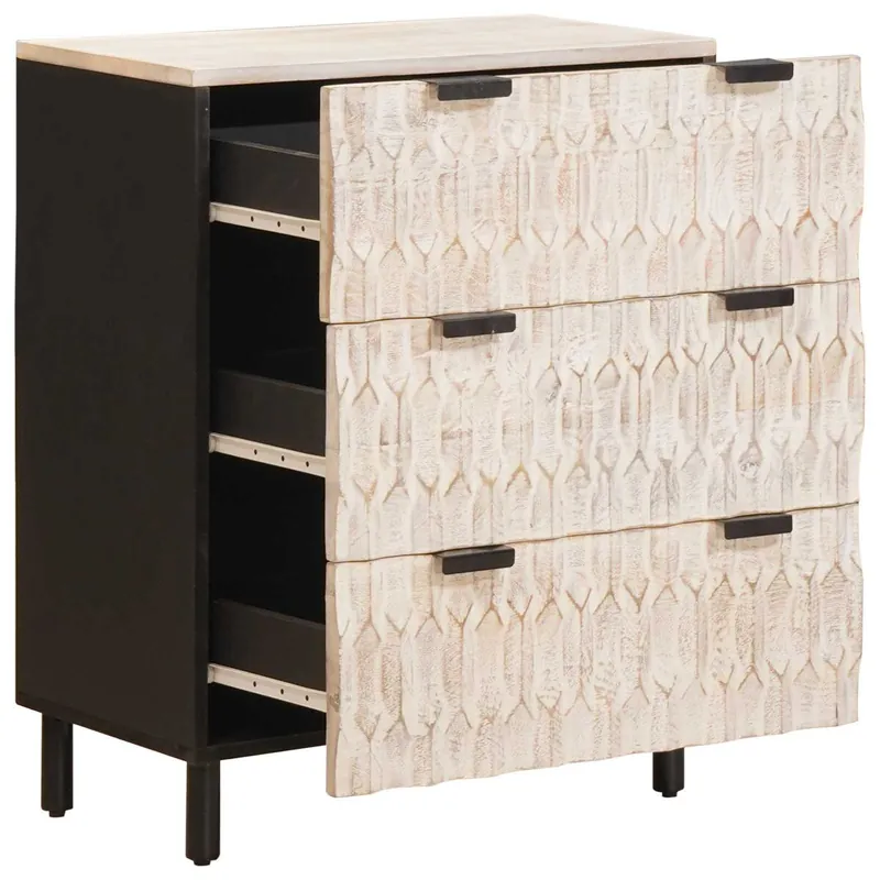 Aparador - Mueble de almacenamiento Acabado de Lavado 60 x 33 x 75 cm es80