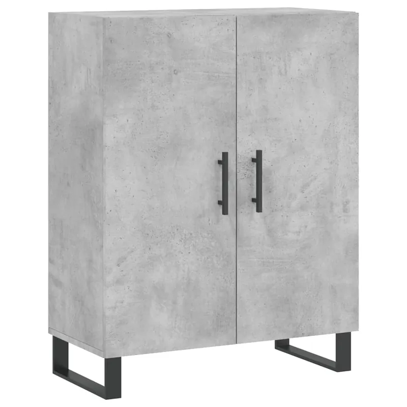Aparador - Mueble de almacenamiento de madera de ingeniería envejecida 69,5x34x90 cm es3250