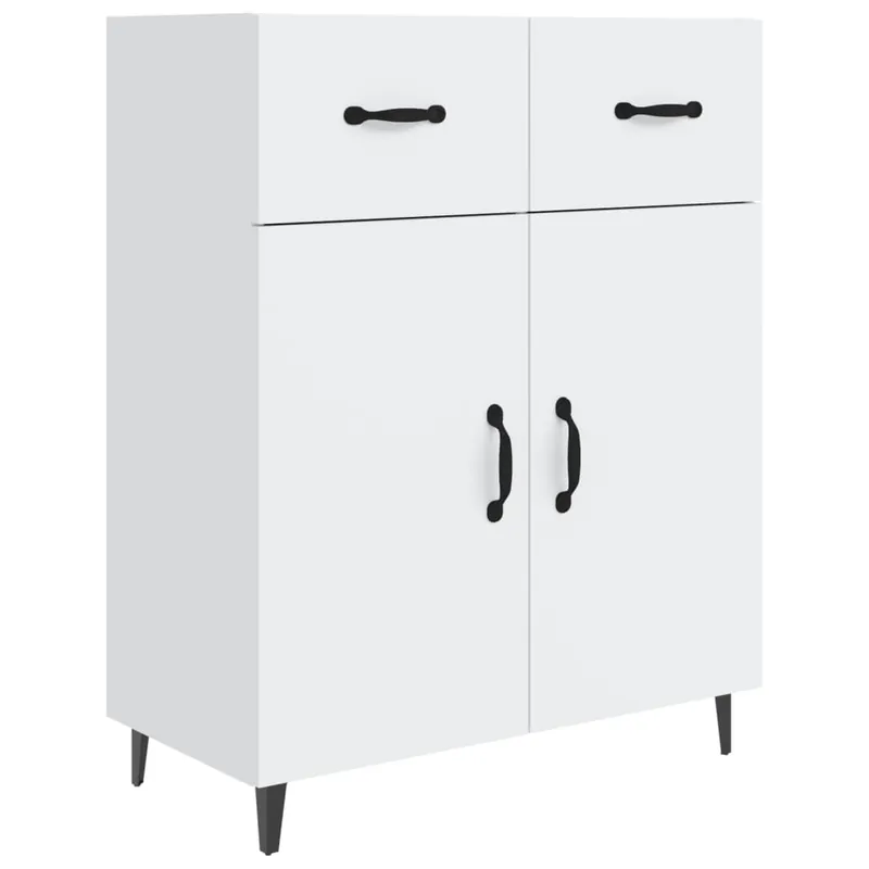 Aparador - Mueble de almacenamiento de madera de ingeniería roble ahumado 69,5x34x90 cm es3616