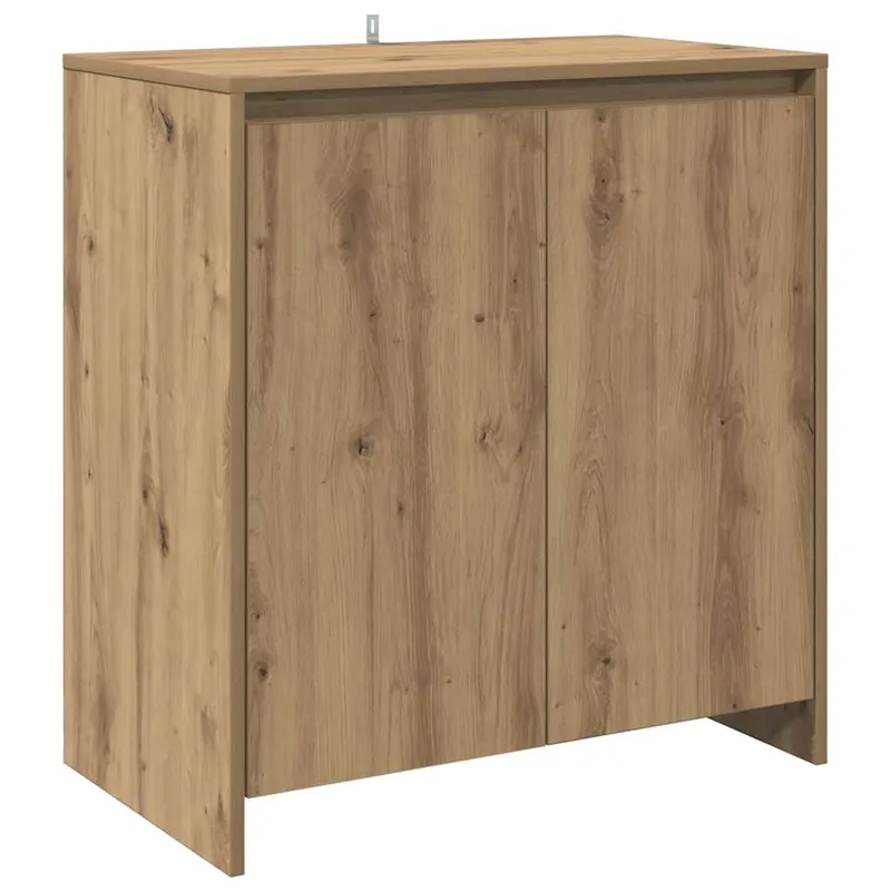Aparador - Mueble de almacenamiento de madera contrachapada roble Sonoma 70x41x75 cm es3100