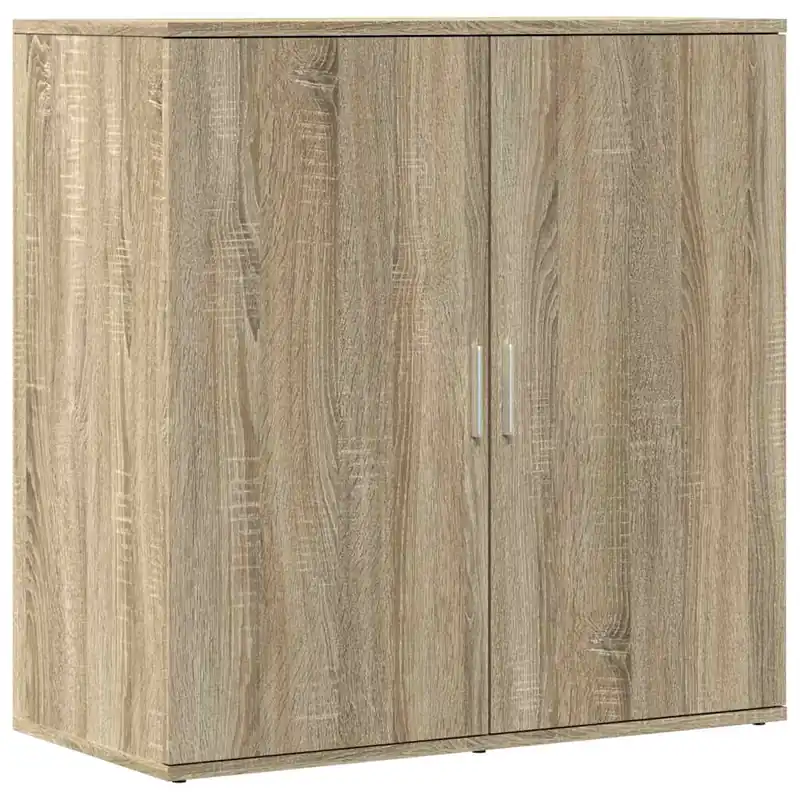 Aparador - Mueble de almacenamiento de madera de ingeniería blanco 79x38x80 cm es3207