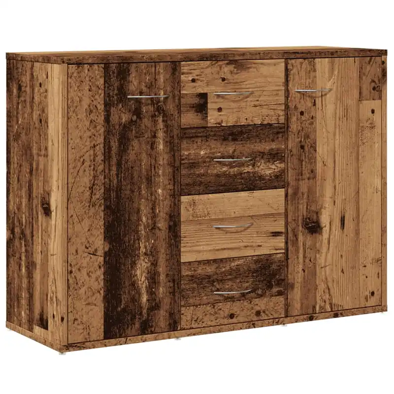 Aparador - Mueble de almacenamiento de madera contrachapada blanco 88x30x65 cm es2528