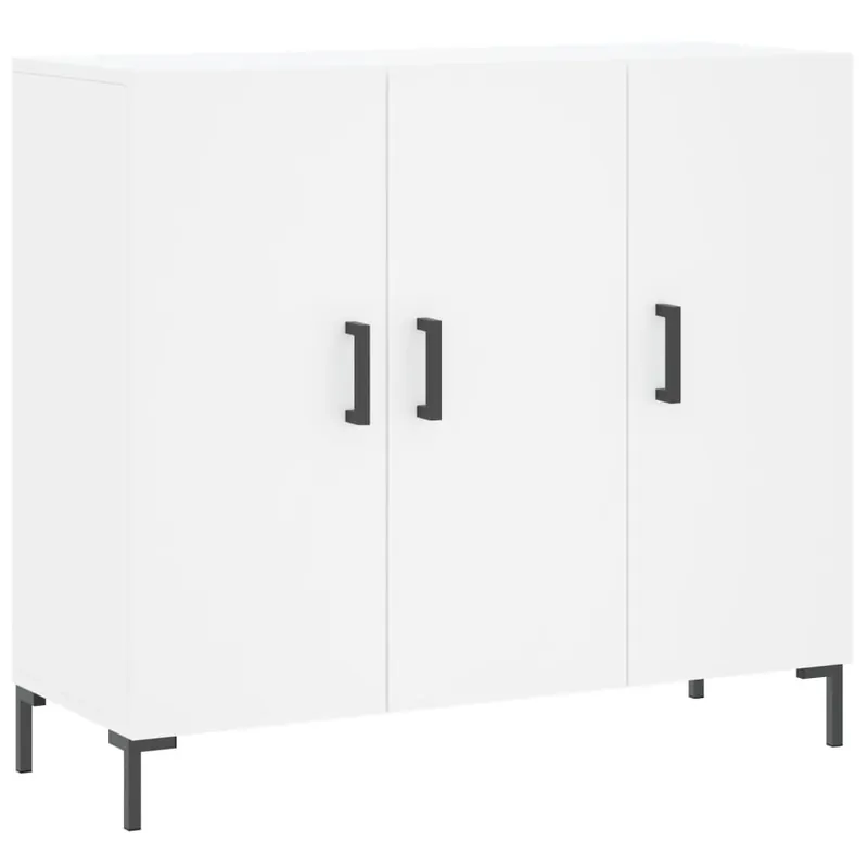 Aparador - Mueble de almacenamiento de madera de ingeniería roble artisian 90x34x80 cm es3701