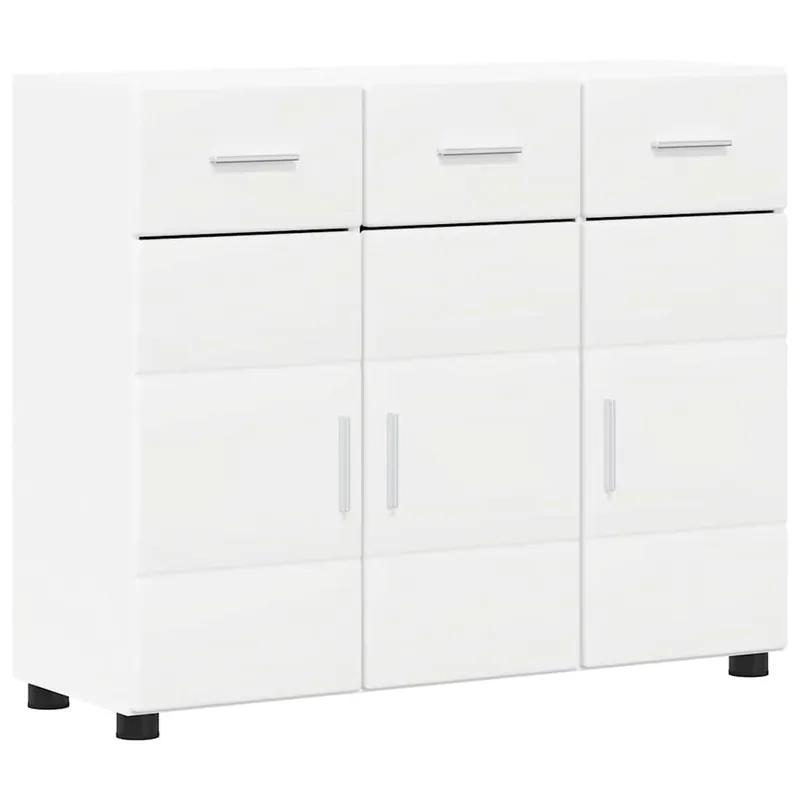 Aparador - Mueble de almacenamiento con estante 88,5 x 30,5 x 73 cm Madera de ingeniería es1868