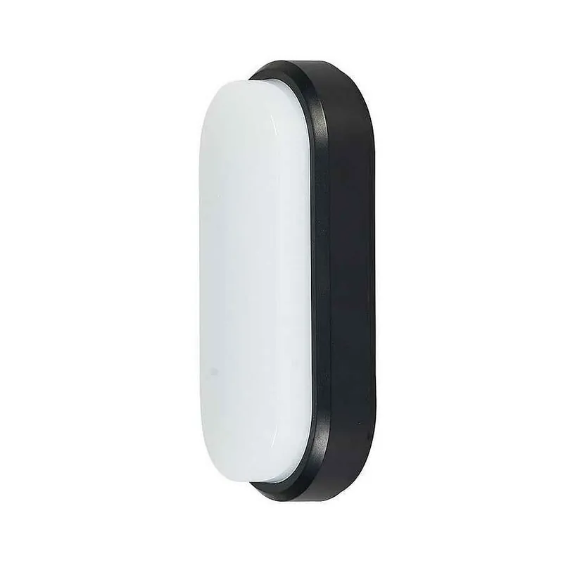 aplique de exterior acrilico color negro serie yucatan 8.9cm - Decoración