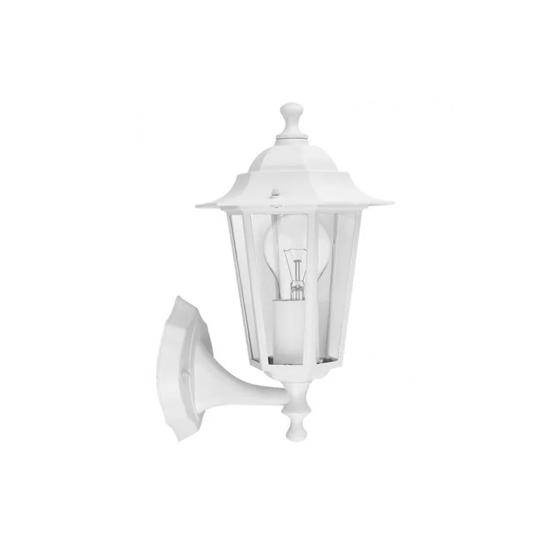 aplique de exterior aluminio color blanco serie auriga 22cm - Decoración