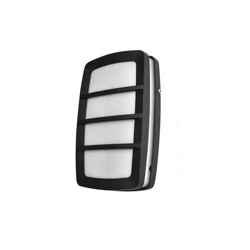 aplique de exterior aluminio color negro serie capella 30cm - Decoración