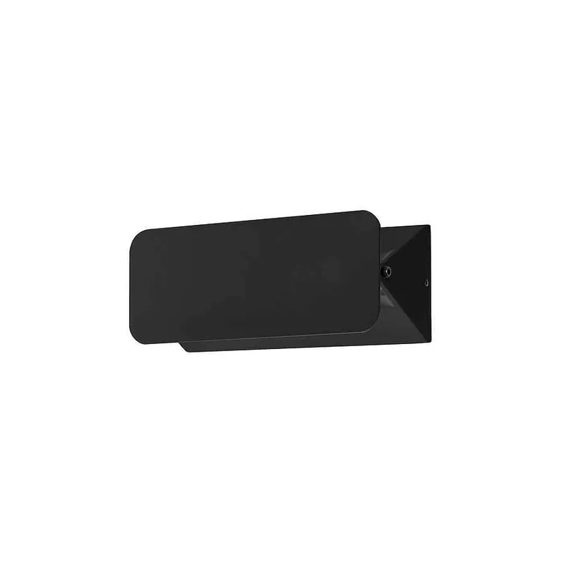 aplique de exterior aluminio color negro serie shape 18cm - Decoración