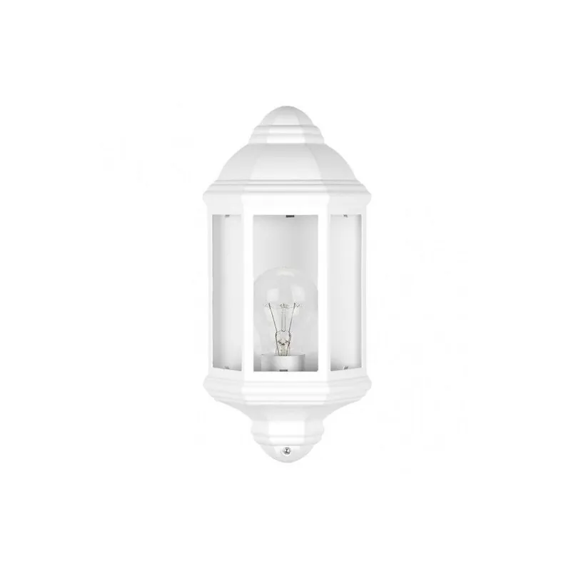 aplique de exterior aluminio color blanco serie shaula 16.5cm - Decoración