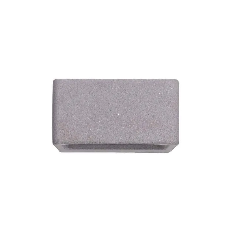 aplique de exterior cemento color gris serie grow 11.6cm - Decoración
