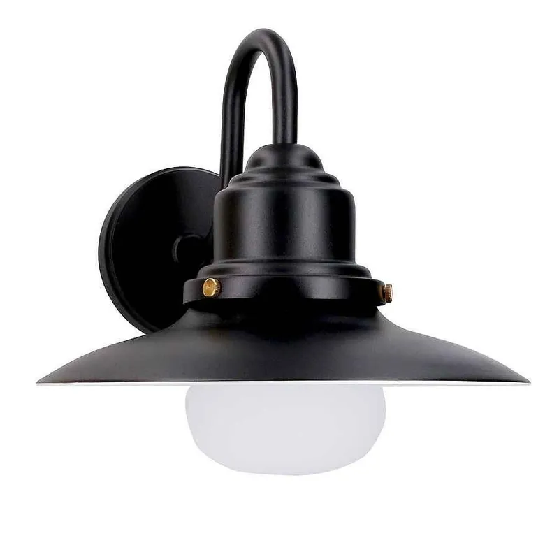 aplique de exterior metal color negro serie avenue 35.3cm - Decoración