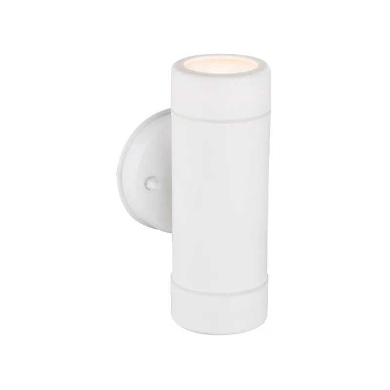 aplique de exterior metal color blanco serie tuela 8.8cm - Decoración