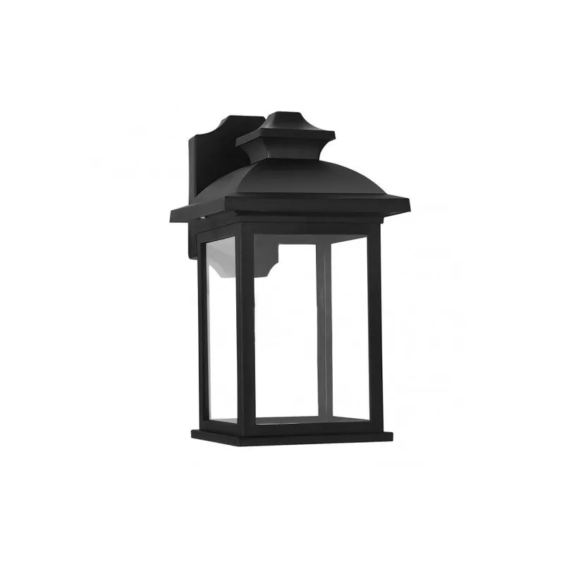 aplique de exterior policarbonato color negro serie alcandia 17cm - Decoración
