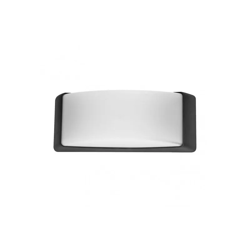 aplique de exterior policarbonato color negro serie azuki 32cm - Decoración