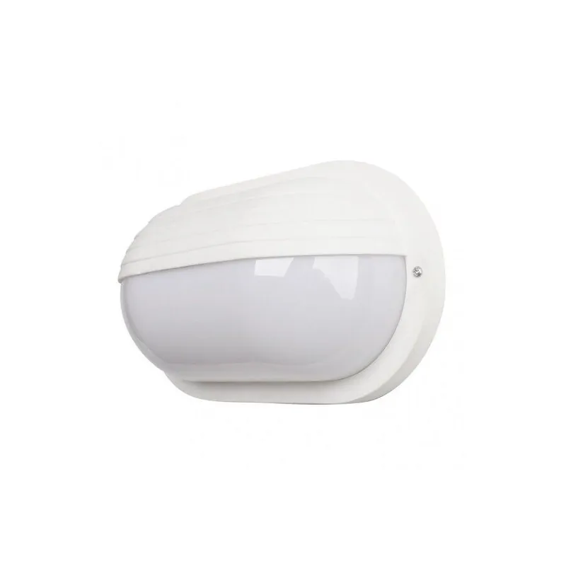 aplique de exterior policarbonato color blanco serie canopus 26cm - Decoración