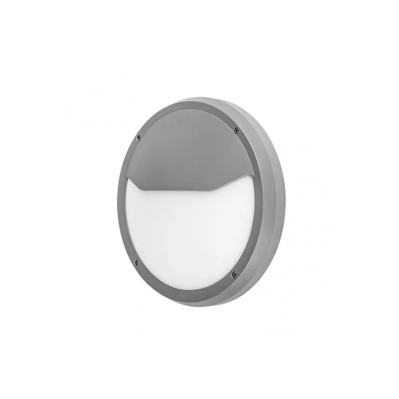 aplique de exterior policarbonato color gris serie coliandro 30cm - Decoración