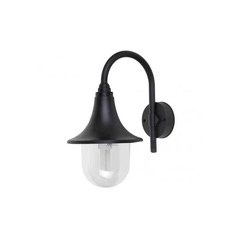 aplique de exterior policarbonato color negro serie hinojo 21.7cm - Decoración