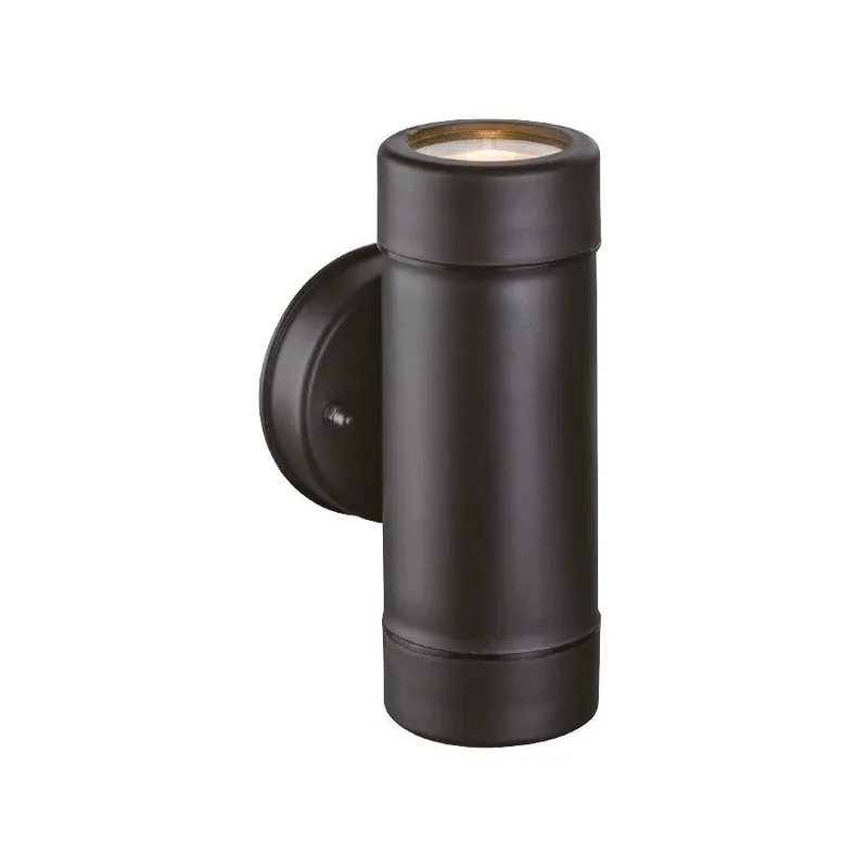 aplique de exterior policarbonato color negro serie tuela 8.8cm - Decoración