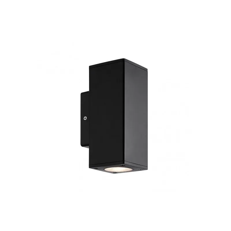 aplique de exterior policarbonato color negro serie yopol 7.6cm - Decoración