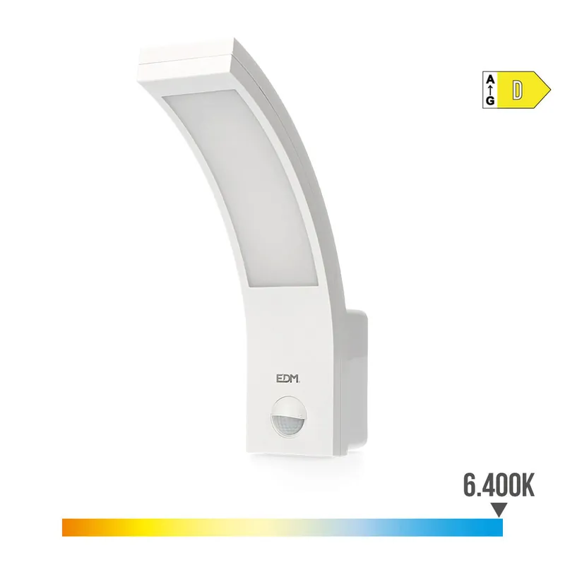 Aplique de Pared EDM 32536 Polipropileno A B 10 W 750 Lm Blanco Exterior (6400 K) - Decoración