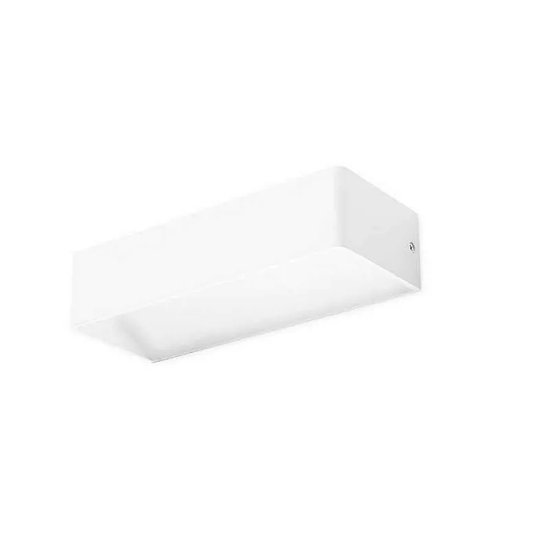aplique de pared aluminio color blanco serie toppi 25cm - Decoración
