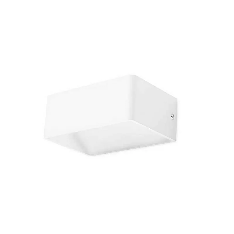 aplique de pared aluminio color blanco serie toppi 15cm - Decoración