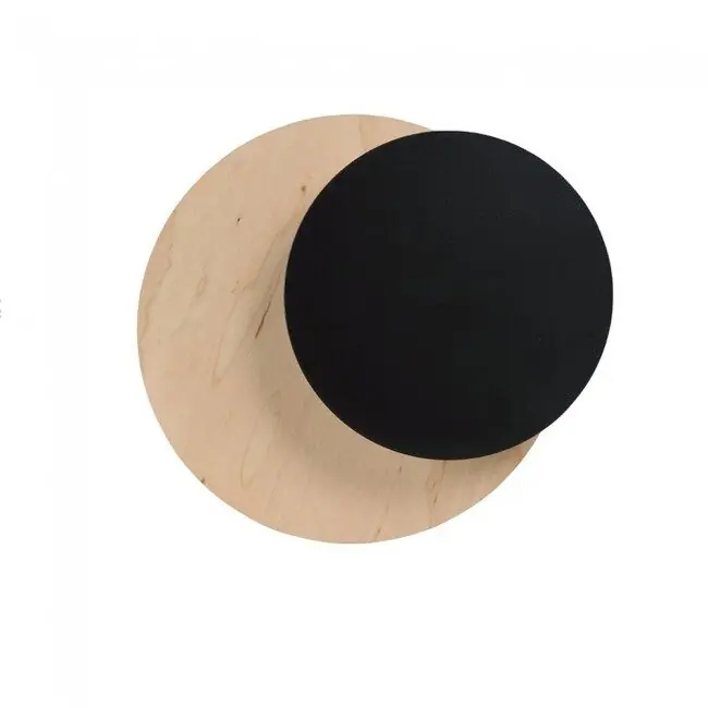 Aplique de pared Aura Blanco+Madera marca Wonderlamp - Decoración