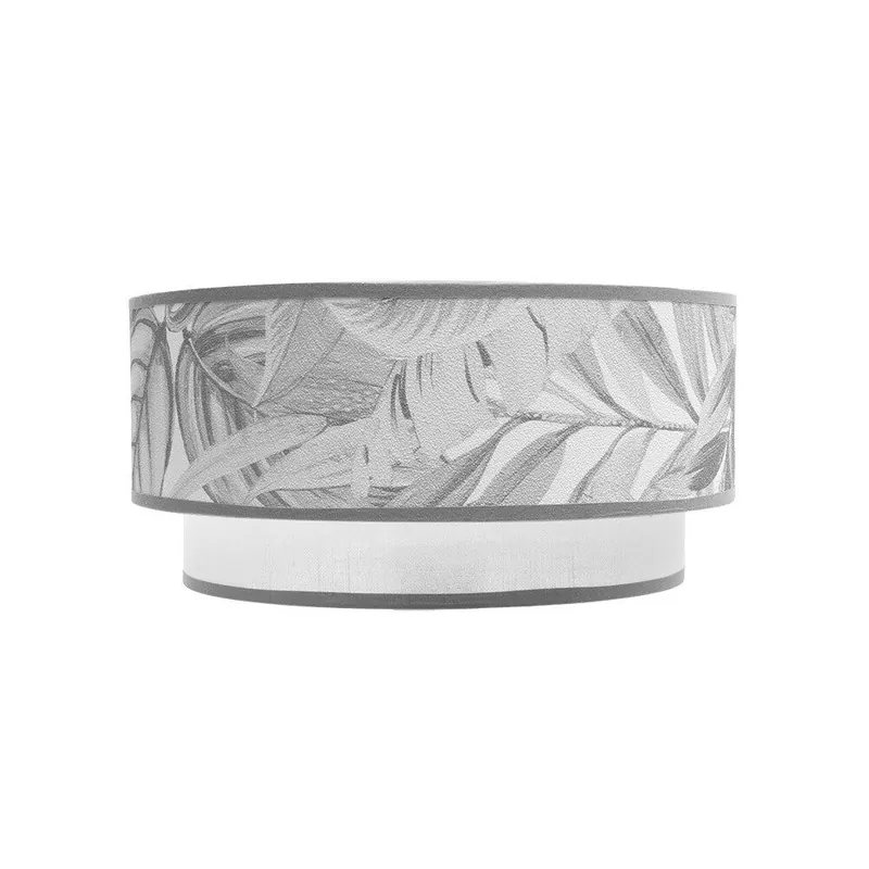 aplique de pared metal color gris serie camerun 30cm - Decoración