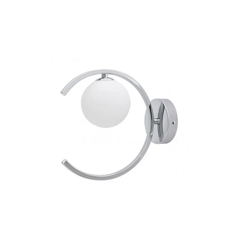 aplique de pared metal color cromo serie conil 10cm - Decoración