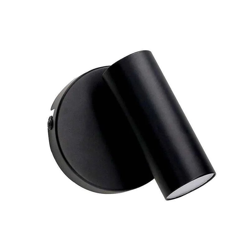 aplique de pared metal color negro serie logos 15.6cm - Decoración