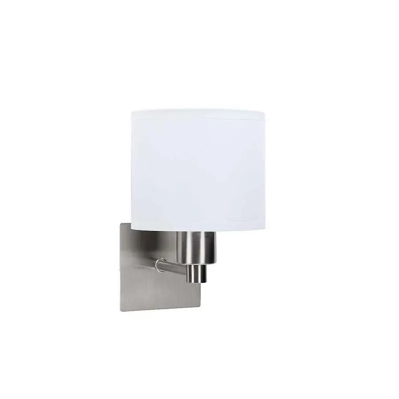 aplique de pared metal color niquel serie lyon 19cm - Decoración