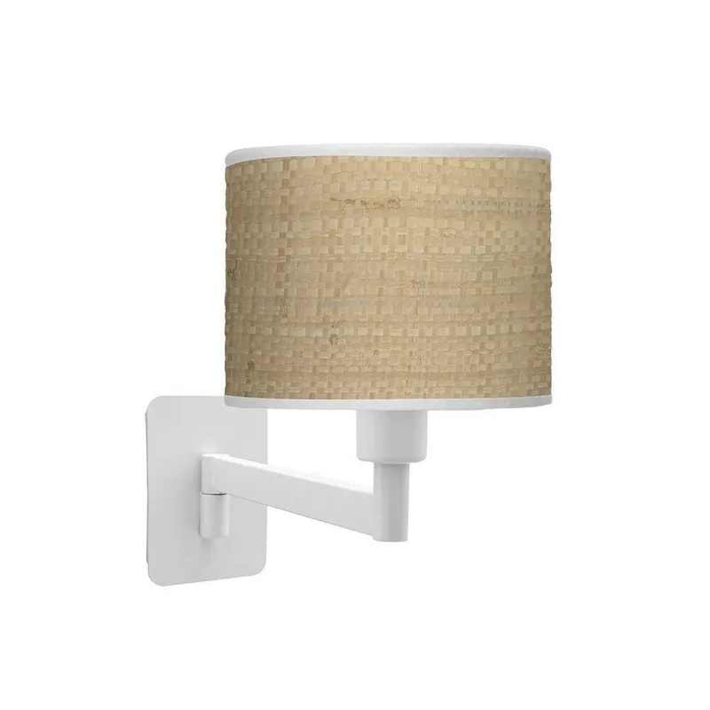 aplique de pared metal color blanco serie moda 17cm - Decoración