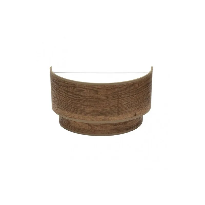aplique de pared metal color marron serie smile 30cm - Decoración