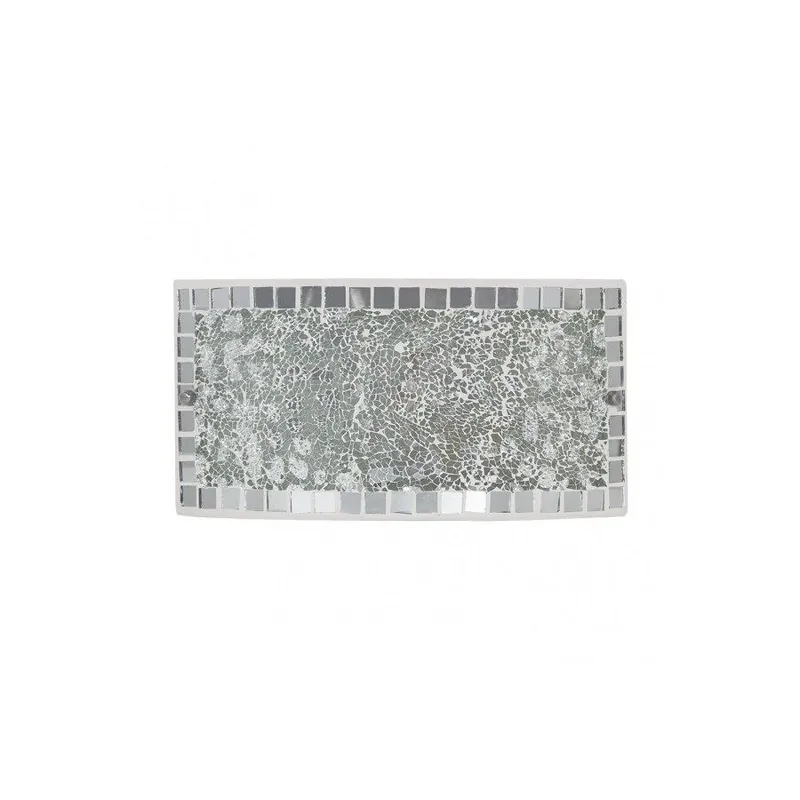 aplique de pared metal color cromo serie tenor 32.5cm - Decoración