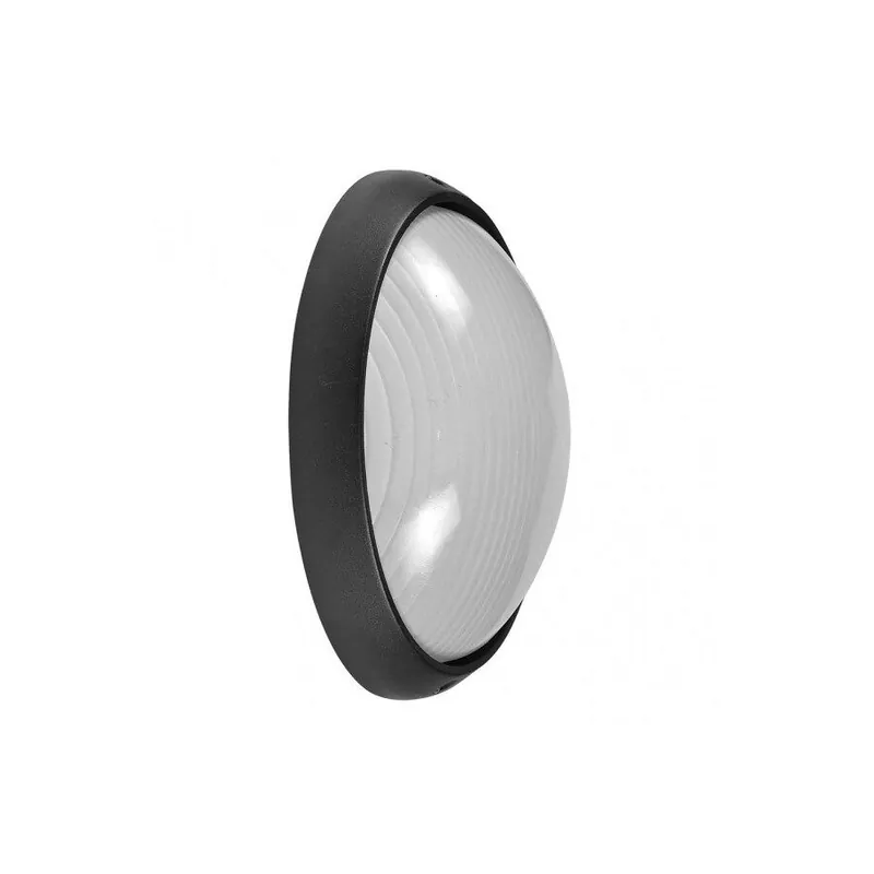 aplique exterior aluminio color negro serie vega 32cm - Decoración