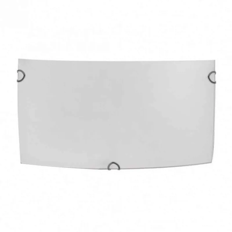 aplique pared cristal color blanco serie ayla 25cm - Decoración