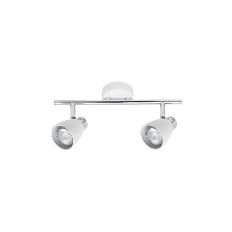 aplique pared metal color blanco serie diego 14cm - Decoración