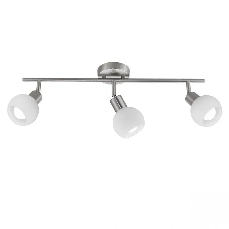 aplique pared metal color niquel serie opal 56cm - Decoración