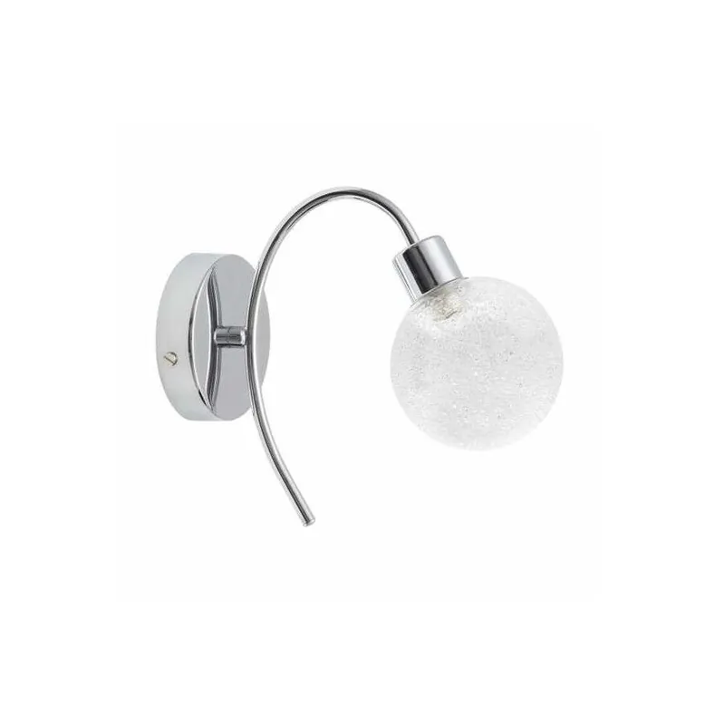 aplique pared metal color cromo serie vita 23cm - Decoración
