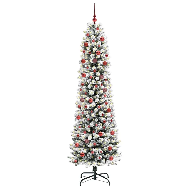 Árbol de Navidad artificial con 300 LED verde y 210 cm - Decoración