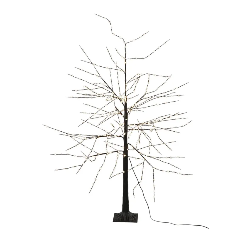 Well Home Árbol decorativo con 600 LED blancos cálidos - 150cm de alto