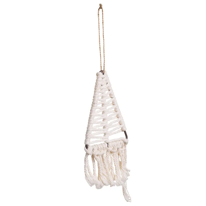 Árbol decorativo de algodón trenzado blanco 8x01x13 - Decoración
