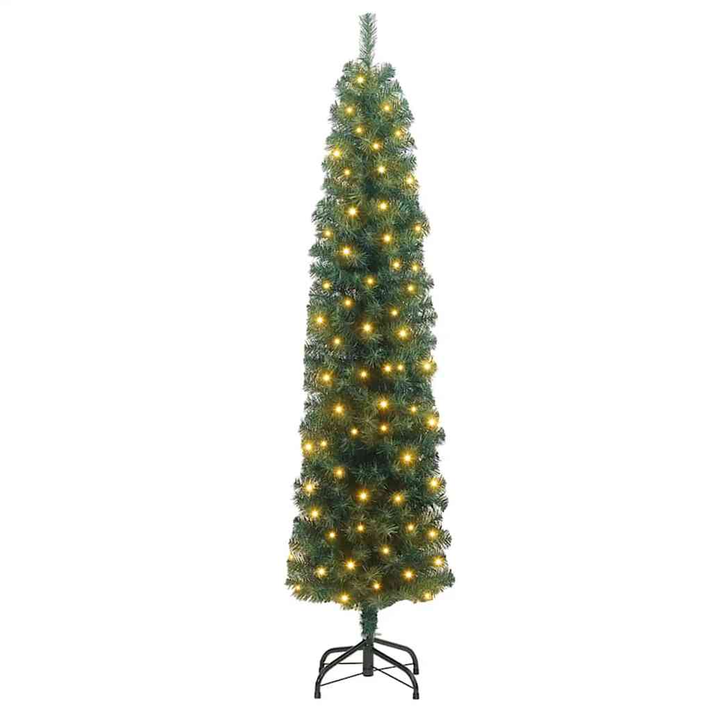 Árbol de Navidad - Árbol navideño artificial Verde 180 cm PVC, Acero y Plástico