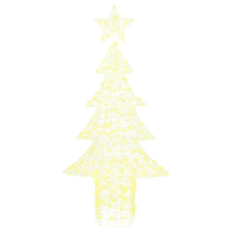 Árbol de Navidad - Árbol navideño con 240 LED cálido 180 cm Acrílico