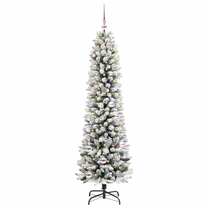 Árbol de Navidad - Árbol navideño artificial con 150 LED verde y 150 cm