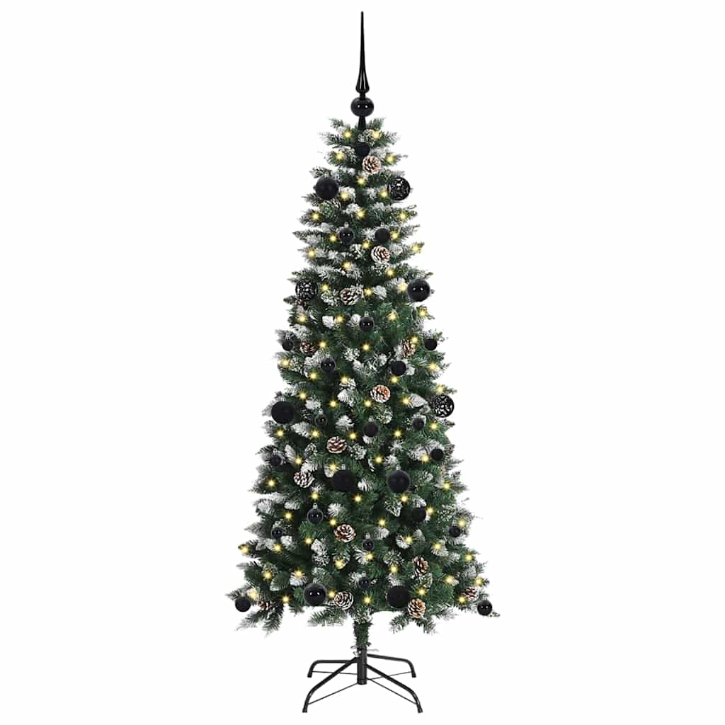Árbol de Navidad - Árbol navideño artificial con 150 LED Verde 66 x 66 x 150 cm