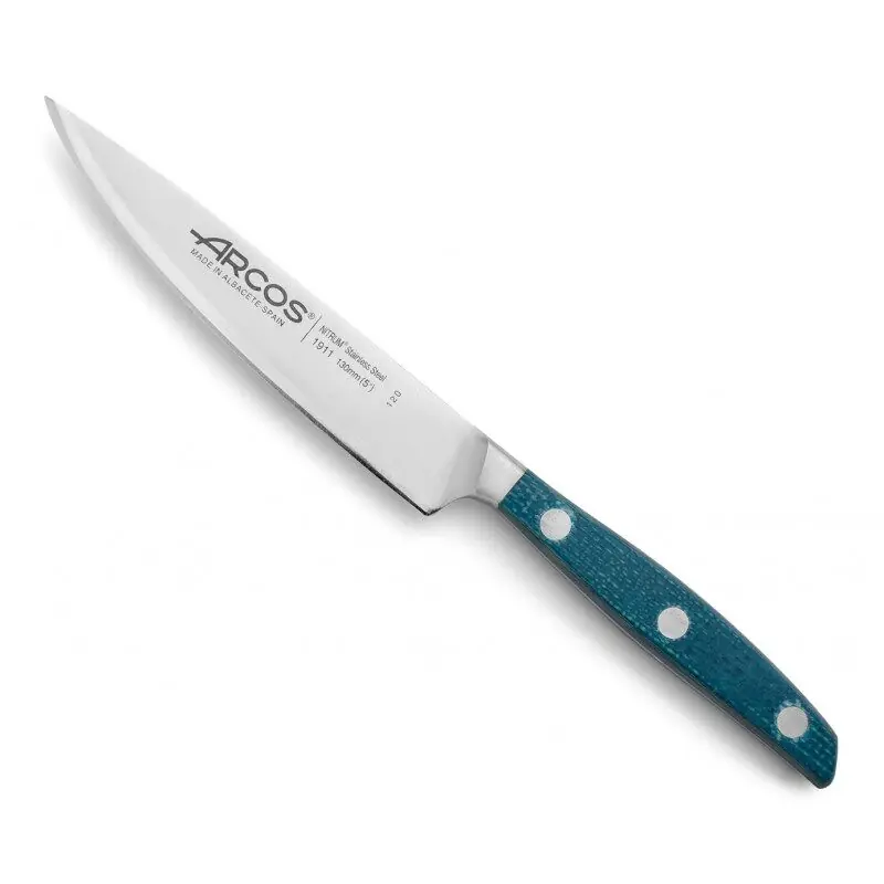 Arcos Cuchillo Verduras Brooklyn hoja es de 130 mm de acero inoxidable NITRUM - Cocina