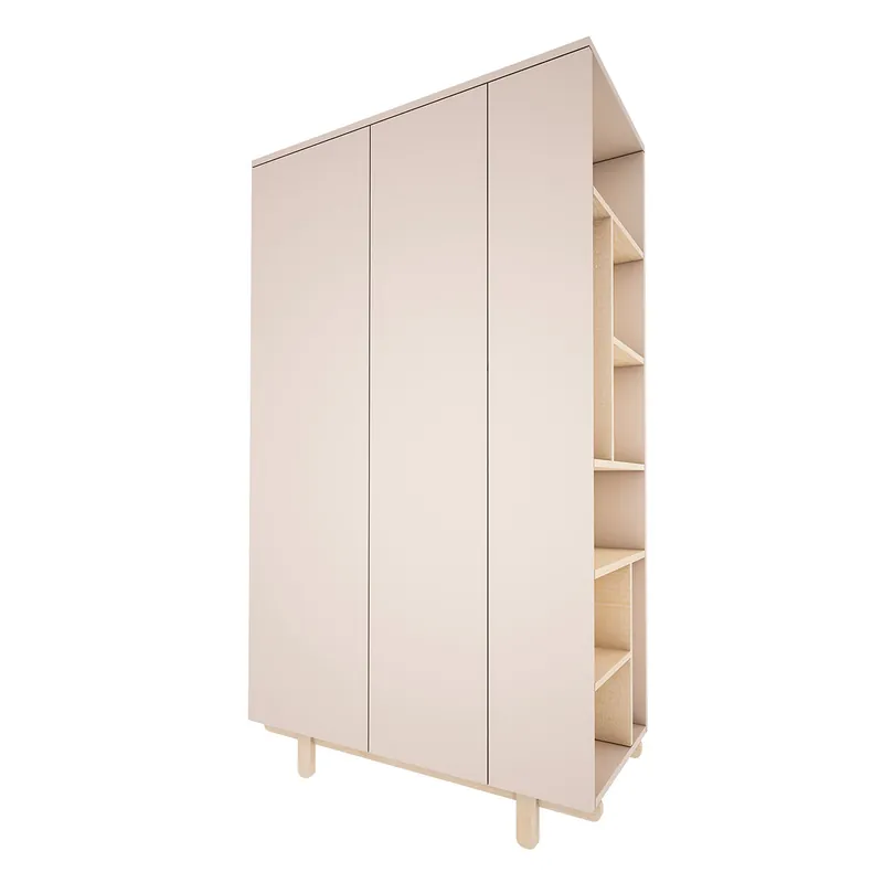 Wood Luck Romy Armario 2 puertas - Blanco