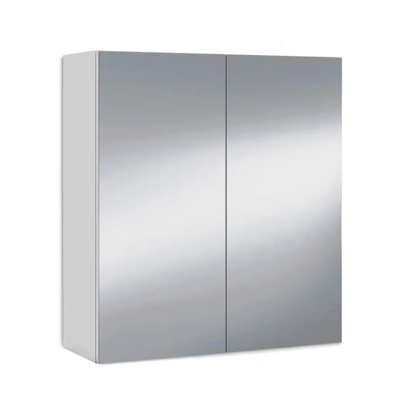 Armario camerino con espejo Blanco brillo 60 x 65 x 21 cm - Baño
