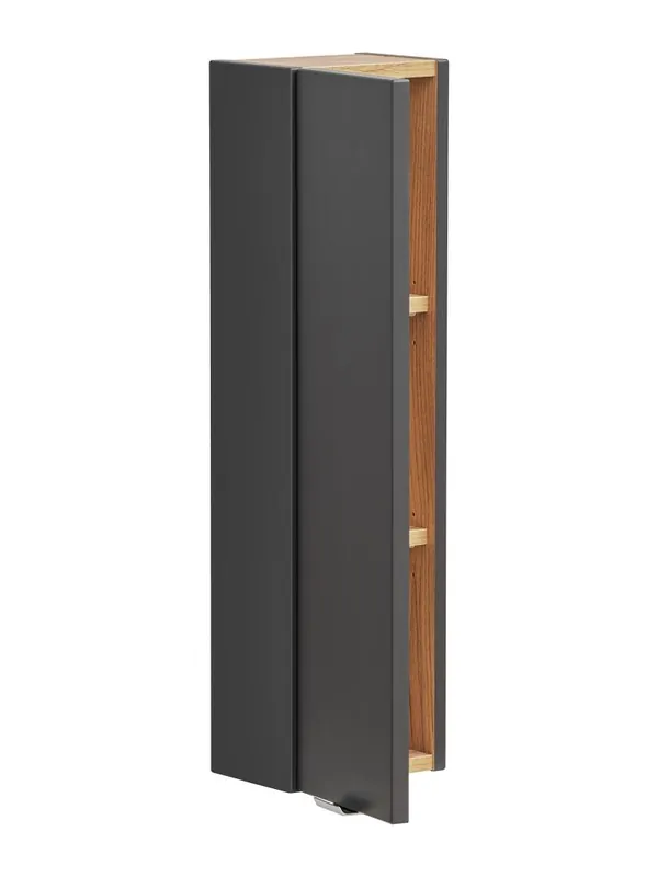 Armarios Laterales CAPRI SCAB20 1D 20x16x75 Negro - Baño
